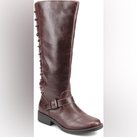 Eurosoft Adjustable Calf Wide Over the Knee Brown Riding Boots Fall Casual 10 - Picture 1 of 8